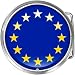 European Union Flag Belt Buckle