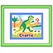 Dinosaurland Green Personalized Print