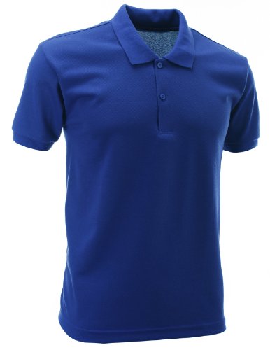 FLATSEVEN Mens Slim Polo Shirts