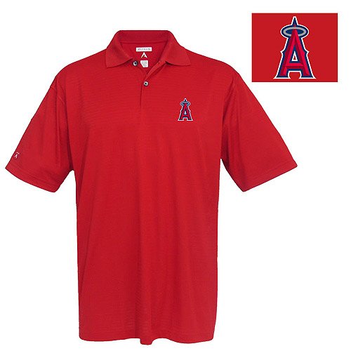 Los Angeles Angels of Anaheim Control Polo by Antigua