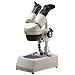 National Optical 448TBL-10 Stereo Microscope with Inclined Head, 10x Eyepiece, 1x, 2x Objective, Transmitted Illumination Light Source, 10x, 20x Magnification