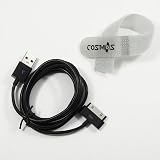 Best Price COSMOS Extra Long BLACK iPod Touch Nano / iPhone4 4s 3 3Gs USB Charge and Sync Cable, More Than the Length of the Standard Cord - 6FT 6 ft Long, FITS IPHONE 4 BUMPER AND ALL OTHER CASES + FREE COSMOS cable tie