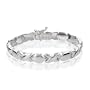 Sterling Silver Hugs & Kisses Bracelet - 7"