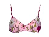 Perry Ellis Petal Pink Floral Bikini Top w/ Underwire