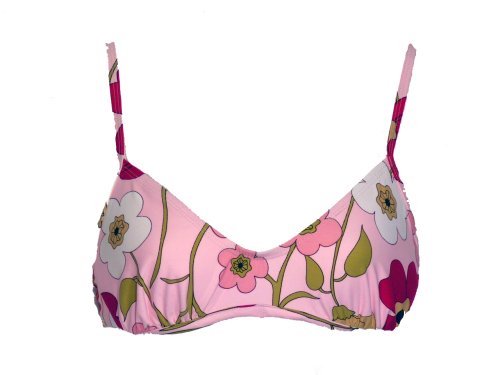 Perry Ellis Petal Pink Floral Bikini Top w/ Underwire