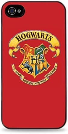 SUUER Rubber Silicone Red Harry Potter Hogwarts Crest Designer Personalized Custom Plastic Rubber Tpu CASE for iPhone 5 5s Durable Case Cover by heywan