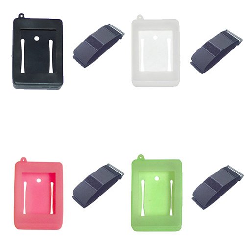 Apparel: 1st Generation IRiver Clix 512MB 1GB 2GB 4GB Silicon Skin MP3 Case Cover with Adjustable Sports Armband    Not Compatible with 2nd Generation Clix 