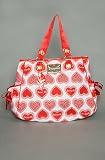 Betsey Johnson The B My Sweetheart Tote in Red,Bags (Handbags/Totes) for Women