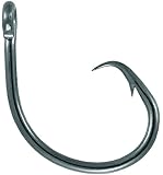 Mustad UltraPoint Demon Perfect Offset Circle 1 Extra Strong Hook with Kirbed Point (Pack of 10)