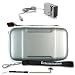 Nintendo DSi / DS Lite EVA Carrying Hard Shell Case Eva Grey + Determination Hand Strap + Home Charger