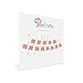 Happy Birthday Bunting Banner Pink and Gold Foiled