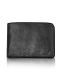 Francesco Biasia Vintage - Calf Leather Card Holder Wallet Black