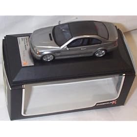 premium X BMW M3 CSL steel metallic grey 2003 car 1.43 scale limited edition diecast model