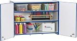WALL CABINET - LOCKABLE - NAVY
