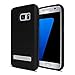 Seidio SURFACE with Metal Kickstand Case for Samsung Galaxy S7 [Slim Case] - Non-Retail Packaging - Black/Black