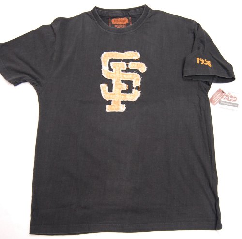 San Francisco Giants Vintage Stitched Logo Fashion T-Shirt by Red Jacket