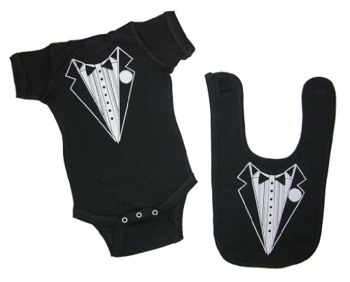 Riverstone Goods Formal Tuxedo Baby Infant Short