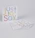 8 Just to Say Text Cards