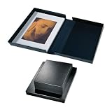 Light Impressions Black Archival Portfolio Box with Black Lining, 13.25 x 19.25 x 2
