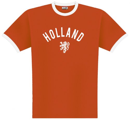 World of Football Ringer T-Shirt Holland Logo – 152