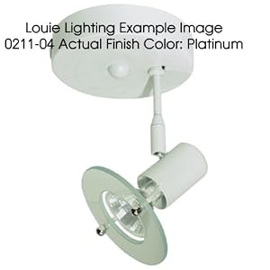 Eurofase 0212-04 Marte 3-Light Flush Mount, Platinum