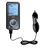 Rapid Car / Auto Charger for the Sandisk Sansa e270R Rhapsody 6GB - uses Gomadic TipExchange Technology