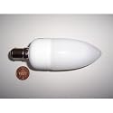 4 x Candle shape. 11w SBC (B15) Small bayonet cap fitting. Eveready low energy saving light bulbs.