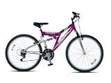 British Eagle Bolero Dual Suspension 26 18 Speed Womens Bike