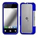 Blue Rubber Feel Snap-On Cover Hard Case Cell Phone Protector for Motorola MB300/Backflip