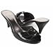 ALFANI Euro Black Heels Slides Shoes Womens Size 6