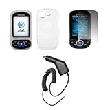 Samsung Strive A687 - Premium Clear Snap-On Cover Hard Case Cell Phone Prot ....