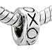 Hugs & Kisses Xoxo Spacer Bead Fits Pandora title=
