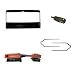 Produkt-Bild: Radioblende SET FORD Focus,Mondeo,Galaxy,Fiesta,Cougar, Mazda 121, mit Ablagefach, schwarz