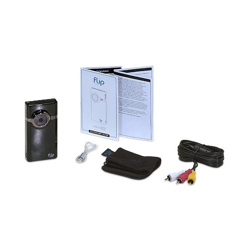 Flip MinoHD Camcorder, 60 Minutes (Black)