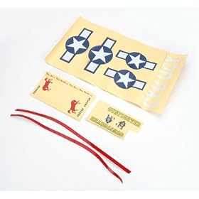 Decal Sheet: P-51D Mustang BL from Toy RC Airplanes
