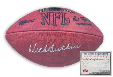 Dick Butkus Chicago Bears NFL Hand Signed Football