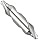 Magafor 145 Series High Speed Steel Combined Drill and Countersink, Uncoated (Bright) Finish, Plain with Bulge Style, 60 Degrees