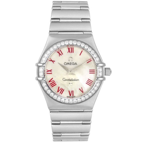 Omega Women's Constellation Quartz Diamond Bezel Watch #1476.63.00
