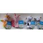 Carter's Finger Puppets Set of 4 Dog, Cow, Butterfly and Giraffe