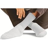 Hanes Active Work Crew Socks 6 Pack Grey, 10-13-Grey