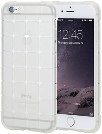 For iPhone 6 Plus/iPhone 6S Plus Transparent Clear Magic Cubes Design TPU Rubber Flexible Shockproof Phone Case Phone Cover ...