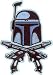 Search : Star Wars / Clone Wars Lucas Films Movie Embroidered Iron On Patch - Jango Fett Bounty Hunter Crossed Pistols SW47