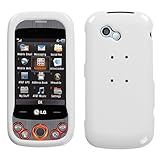 Ivory White Phone Cover Protector Case for LG Neon II (GW370)