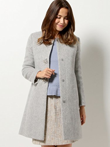 (ジュエルチェンジズ) Jewel Changes 〓●JOC 16FW ビジュー ノーカラーコート / 装飾 66251990910