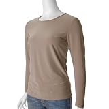 Adi Designs Jewel Neck Long Sleeve Missy Stretch Top by Adi Designs