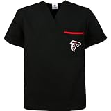 Scrub Dudz Atlanta Falcons Solid Print Scrub Top XX Large