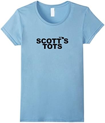 Women's Scott's Tots Funny Novelty Shirt in light blue and more Small Baby Blue