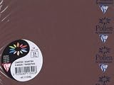 Clairefontaine - Cartes Pollen 110x155 mm - Chocolat