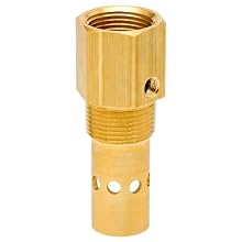 Control Devices Brass In-Tank Check Valve, 1/2" NPT Female x NPT Male