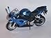 KAWASAKI ZX-10R NINJA 10 R BLAU MOTORRAD 1/18 BBURAGO BURAGO MODELLMOTORRAD MODELL